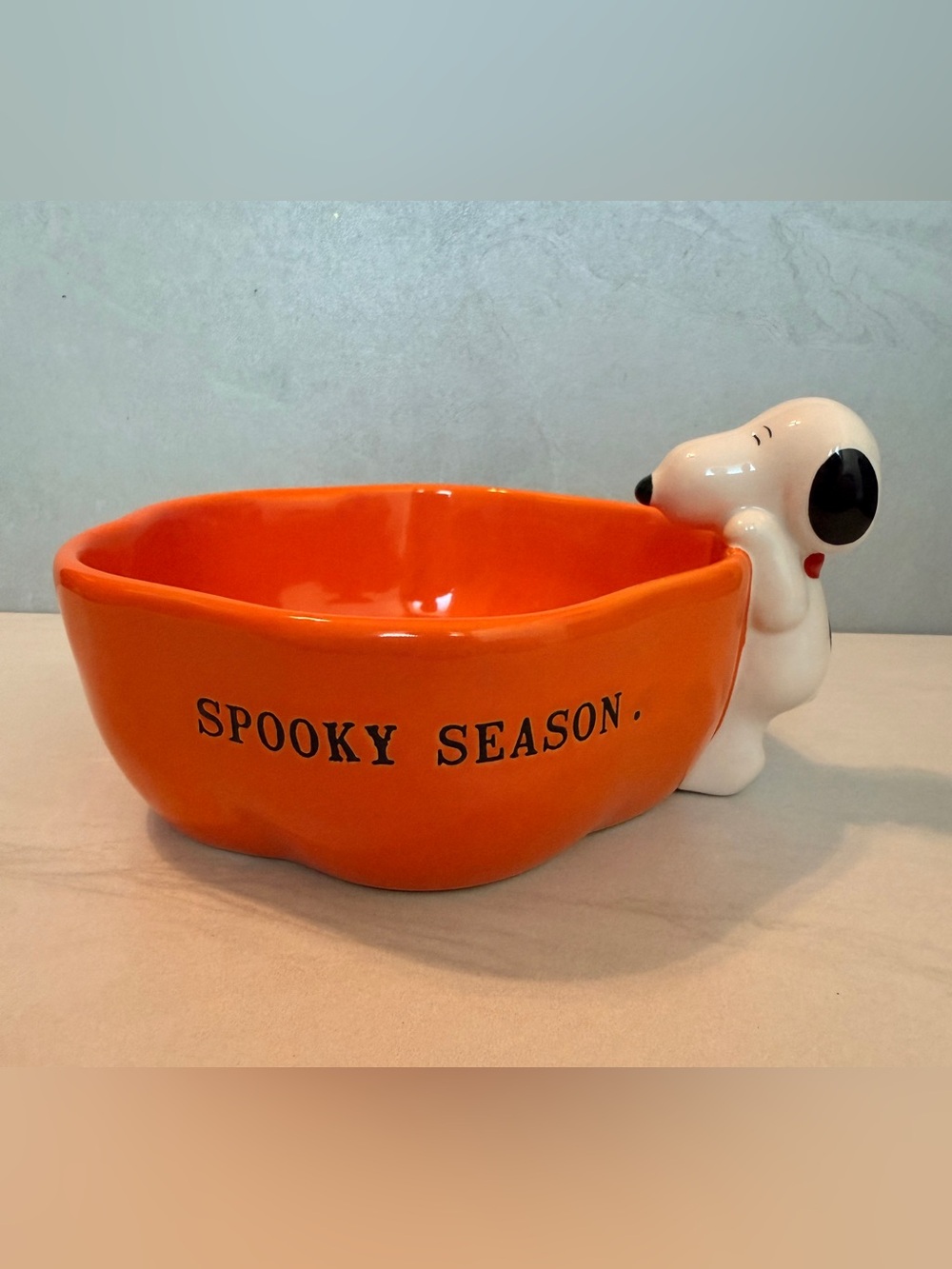 Peanuts Snoopy "Spooky Season” Rae Dunn Candy Bowl Dish 6 inch